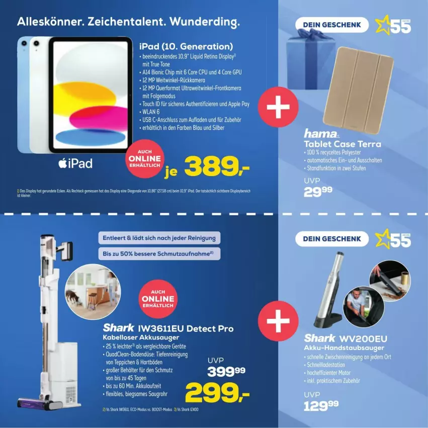 Aktueller Prospekt Euronics - Prospekte - von 25.09 bis 08.10.2024 - strona 23 - produkty: ipad, leine, LG, quad, Reinigung, Ti