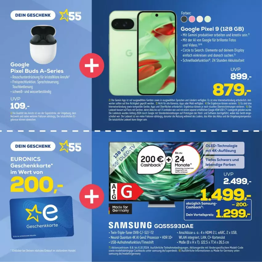 Aktueller Prospekt Euronics - Prospekte - von 25.09 bis 08.10.2024 - strona 4 - produkty: erde, Germ, HDMI, tee, Ti, usb