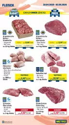Gazetka promocyjna Metro - Wochen-Angebote Gastro - Gazetka - ważna od 03.05 do 03.05.2025 - strona 2 - produkty: angebot, beef, braten, bsf, burger, decke, Deckel, eis, filet, fleisch, Kette, lachs, lamm, Metro, pute, putenschnitzel, reis, rind, rinder, rinderbraten, Rindersteak, rindfleisch, roastbeef, salomon, Schal, Schale, schnitzel, schwein, schweine, Schweinelachs, steak, steakhüfte, Ti, tiefpreis, wein, weine