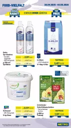 Gazetka promocyjna Metro - Wochen-Angebote Gastro - Gazetka - ważna od 03.05 do 03.05.2025 - strona 9 - produkty: aubergine, auberginen, bag-in-box, eimer, eis, eisbergsalat, gin, grünländer, Käse, käsescheiben, küche, Küchen, mac, milch, nuss, obst, reis, sahne, salat, schmand, schnittkäse, schnittkäsescheiben, spargel, Ti, tiefpreis