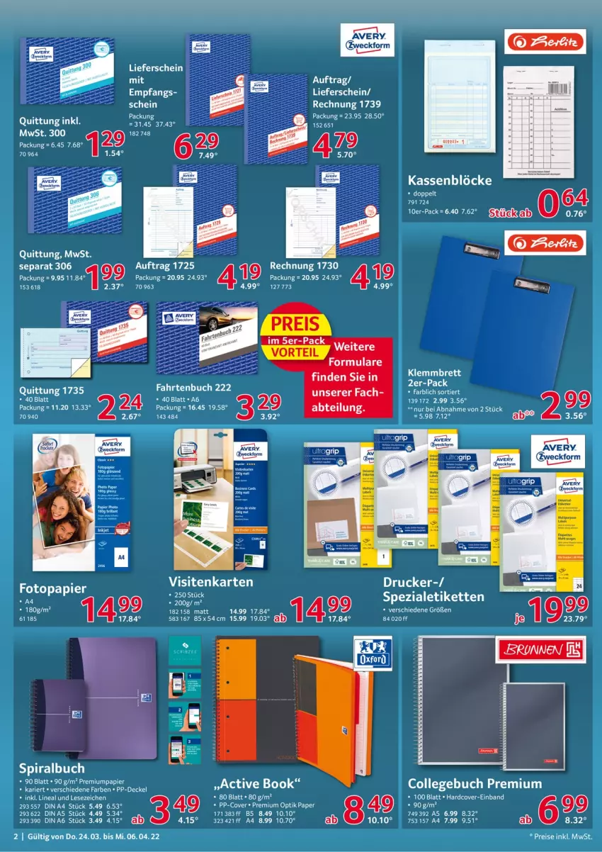 Aktueller Prospekt Selgros - Büro - von 24.03 bis 06.04.2022 - strona 2 - produkty: acer, buch, decke, Deckel, drucker, eis, elle, Kette, LG, papier, reis, Spezi, tee, Ti, weck