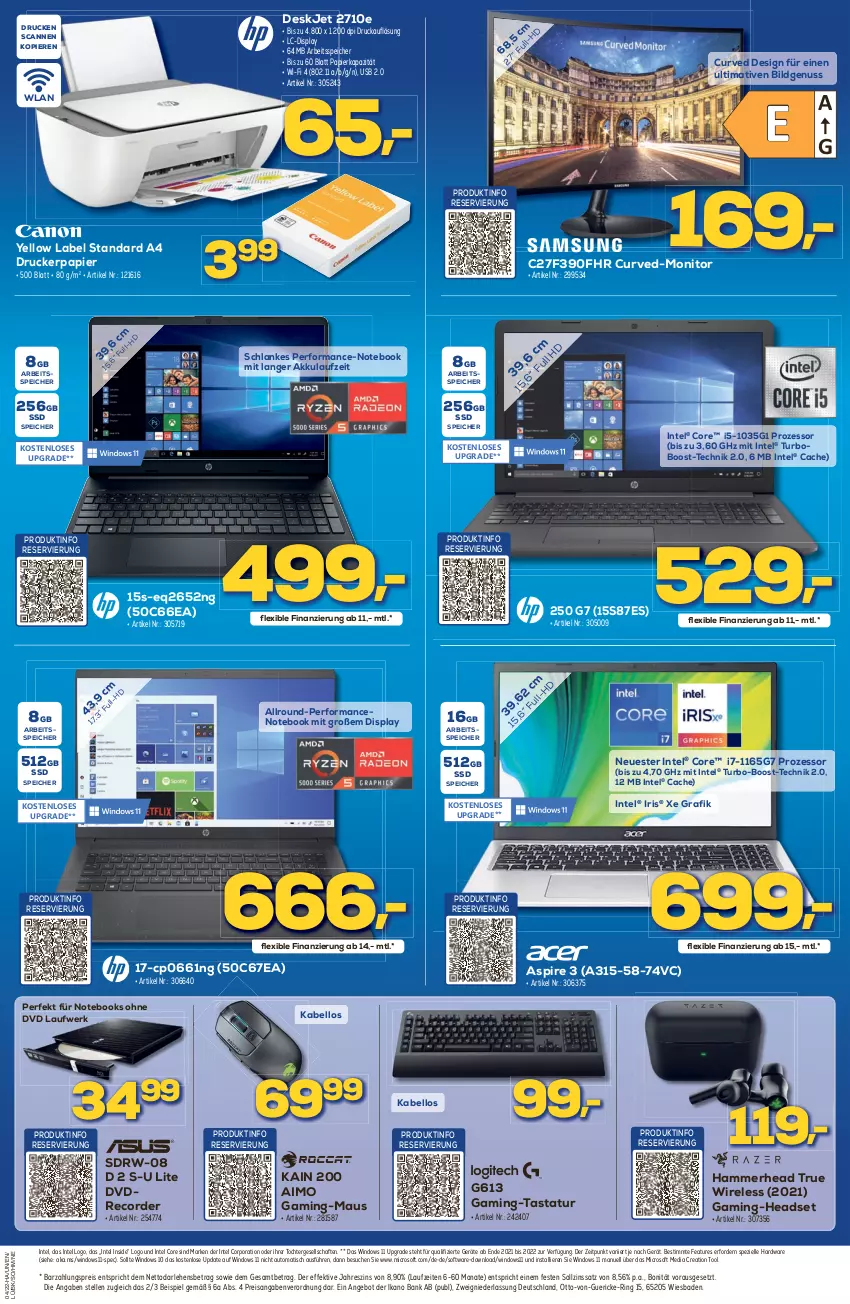 Aktueller Prospekt Berlet - Achtung!  - von 24.01 bis 29.01.2022 - strona 5 - produkty: akku, angebot, auto, Bad, Bank, drucker, dvd, eis, elle, gaming-headset, hardware, Headset, Intel, Maus, monitor, notebook, notebooks, nuss, papier, reis, rel, ring, Software, Spezi, ssd, Tastatur, Ti, tisch, usb