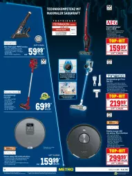 Gazetka promocyjna Metro - Technik Spezial - Gazetka - ważna od 26.01 do 26.01.2022 - strona 22 - produkty: akku, alexa, amazon alexa, auto, bürste, bürsten, eis, Elektro, elle, fernbedienung, Fugenbürste, handstaubsauger, kraft, Reinigung, reis, Salsa, staubsauger, teller, Ti, tisch, wasser, wassertank