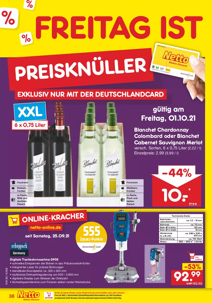 Aktueller Prospekt Netto Marken-Discount - Filial Angebote - von 27.09 bis 02.10.2021 - strona 38