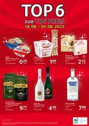 Gazetka promocyjna Selgros - Food - Gazetka - ważna od 24.08 do 24.08.2022 - strona 32 - produkty: Absolut Vodka, angebot, angebote, Becher, bohne, eis, espresso, flasche, intenso, jacobs, Jacobs Crema, LG, Mett, metternich, raffaello, Rauch, reis, sekt, Ti, vodka