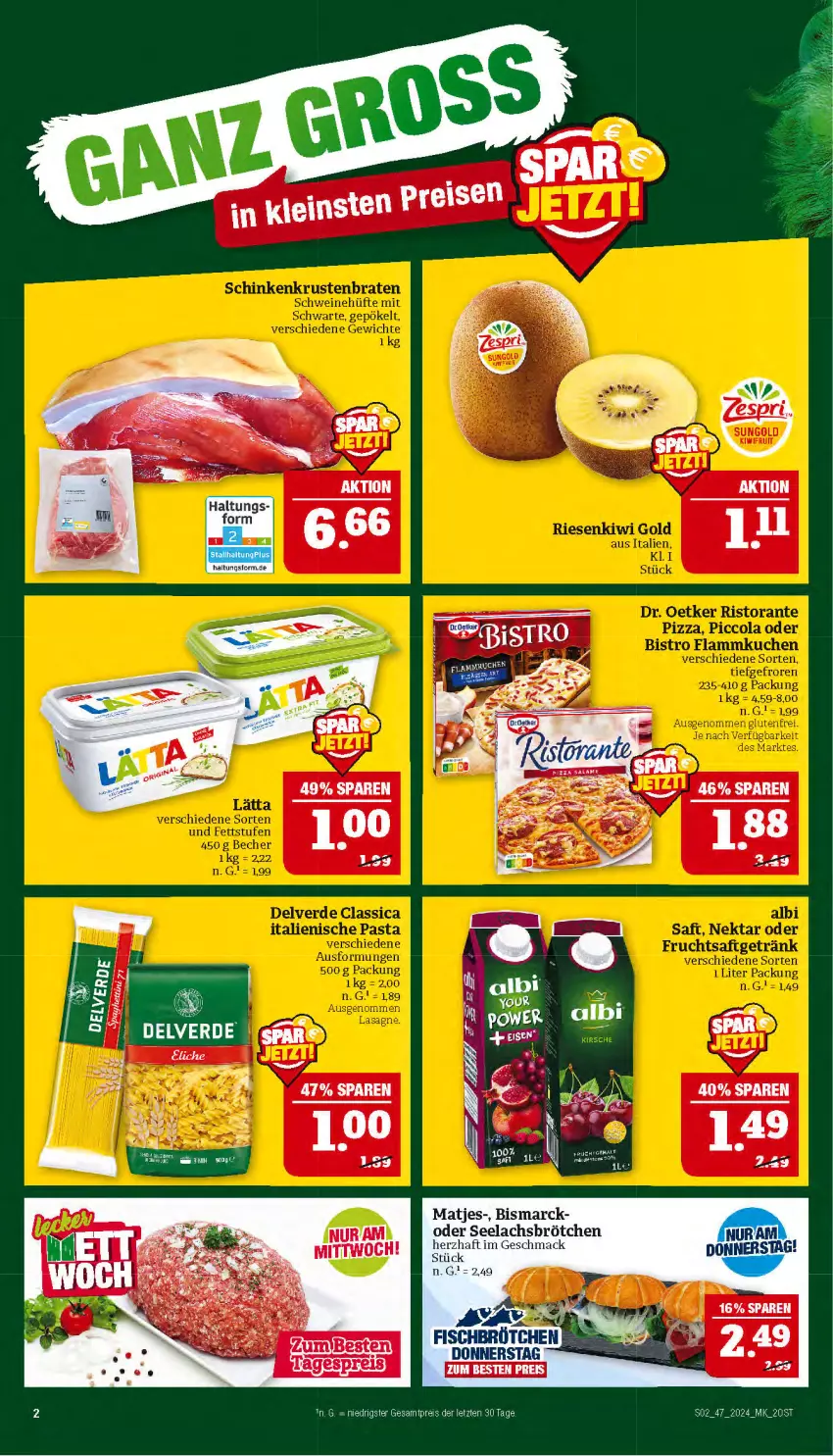 Aktueller Prospekt Marktkauf - Prospekt - von 17.11 bis 23.11.2024 - strona 2 - produkty: bismarck, brötchen, eis, fisch, lachs, mac, matjes, reis, ZTE