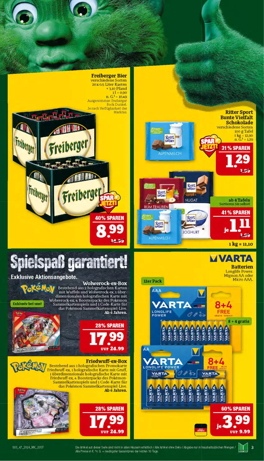 Aktueller Prospekt Marktkauf - Prospekt - von 17.11 bis 23.11.2024 - strona 3 - produkty: eis, fisch, fische, Kartenspiel, reis, Ti, ZTE