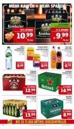 Gazetka promocyjna Marktkauf - Prospekt - Gazetka - ważna od 23.11 do 23.11.2024 - strona 20 - produkty: Alwa, bier, cola, discount, eis, flasche, heineken, krombache, krombacher, limo, limonade, mineralwasser, orange, Paula, paulaner, pils, pilsener, pilsner, pilsner urquell, reis, Spezi, Ti, vita, Vita C, volvic, wasser, WICK, ZTE