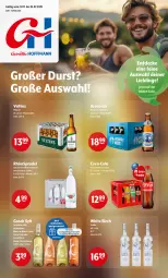 Gazetka promocyjna Getraenke Hoffmann - Prospekte - Gazetka - ważna od 26.07 do 26.07.2025 - strona 1 - produkty: Alwa, Bad, brause, coca-cola, cola, de blancs, decke, ecco, elle, Liege, mac, mineralwasser, natürliches mineralwasser, pils, pilsener, RhönSprudel, Sprudel, stuhl, Ti, veltins, vodka, wasser, ZTE