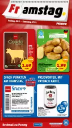 Gazetka promocyjna Penny - Prospekte - Gazetka - ważna od 29.01 do 29.01.2022 - strona 40 - produkty: arla, cola, coupon, drucker, eis, elle, getränk, jim beam, kartoffel, kartoffeln, kerze, Mixgetränk, papier, payback, speisekartoffeln, tee, Ti, whiskey