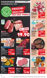 Gazetka promocyjna Kaufland - Prospekt - Gazetka - ważna od 19.06 do 19.06.2024 - strona 16 - produkty: angebot, Bau, beef, braten, burger, deo, eis, elle, fleisch, geschnetzeltes, gewürz, gulasch, hackfleisch, jungbullen, küche, natur, pfeffer, purland, rind, rinder, rindergulasch, Rinderroulade, rinderrouladen, roastbeef, rouladen, Rückensteak, schnitten, schwein, schweine, Schweinebauch, Schweinehackfleisch, steak, Ti, wein, weine, Zelt, ZTE