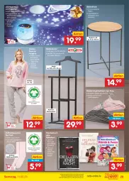 Gazetka promocyjna Netto Marken-Discount - Filial-Angebote - Gazetka - ważna od 11.02 do 11.02.2023 - strona 29 - produkty: angebot, bambus, Bau, beistelltisch, bio, buch, bügel, dimmer, eis, Hefte, Holz, HP, kleid, kleider, kleiderbügel, latte, leine, Nachtlicht, Projektor, Pyjama, reifen, Ria, socken, Tasche, taschen, Taschenbuch, tee, Ti, timer, tisch, tischplatte, usb, ZTE