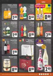 Gazetka promocyjna E Center - Angebote der Woche - Gazetka - ważna od 29.04 do 29.04.2023 - strona 13 - produkty: aktionspreis, bio, bionade, deutschland card, discount, eis, elle, erde, flasche, limo, limonade, Müller, Müller-Thurgau, pils, pilsener, primitivo, reis, Ria, sangria, sim, steiner, thomas henry, Ti, warsteiner, zitrone, zitronen