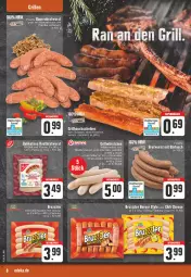 Gazetka promocyjna E Center - Angebote der Woche - Gazetka - ważna od 29.04 do 29.04.2023 - strona 8 - produkty: auer, Bau, bauchscheiben, bratwurst, bruzzzler, chili, ente, grill, grill und pfanne, Grillbauch, korb, krakauer, mit röstzwiebeln, paprika, pfanne, röstzwiebeln, schwein, und pfanne, wein, wurst, zwiebel, zwiebeln