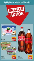 Gazetka promocyjna Rewe - Prospekte - Gazetka - ważna od 06.04 do 06.04.2024 - strona 2 - produkty: arla, arla buko, Becher, Buko, coca-cola, cola, kerrygold, kerrygold extra, Ti