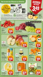 Gazetka promocyjna Rewe - Prospekte - Gazetka - ważna od 06.04 do 06.04.2024 - strona 6 - produkty: ananas, apfel, beere, beeren, beutel, bio, bonduelle, E-Bike, E-Bikes, eis, elle, erdbeere, erdbeeren, fleisch, frucht, fruchtfleisch, gewinnspiel, gutschein, gutscheine, ingwer, Innocent, mandarine, mandarinen, mango, maracuja, möhren, orange, orangen, pflaume, pflaumen, reis, rote tafeläpfel, saft, Schal, Schale, smoothie, stifte, sweet ananas, tafeläpfel, tafeltrauben, Ti, trauben, zitrone