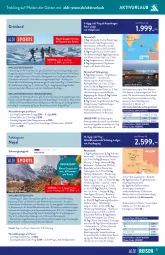 Gazetka promocyjna Aldi Nord - ALDI Reisen - Gazetka - ważna od 30.11 do 30.11.2023 - strona 3 - produkty: aldi, aust, buch, deutschsprachige reiseleitung, dusche, eis, elle, fisch, fische, getränk, getränke, gin, groen, inklusivleistungen, klimatisierten reisebus, leine, natur, reis, reiseverlauf, snack, Ti, Weste