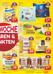 Gazetka promocyjna Netto Marken-Discount - Filial-Angebote - Gazetka - ważna od 03.09 do 03.09.2022 - strona 9 - produkty: angebot, banane, bananen, bestpreis, Casali, dallmayr, eis, früchte, gin, hülsenfrüchte, kaffee, kaffeepads, kakao, mais, nesquik, orange, orangen, reis, ritter, ritter sport, schoko, Schokobananen, senf, Sport, Ti, ZTE, zucker