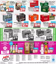 Gazetka promocyjna Hit - Prospekte - Gazetka - ważna od 18.06 do 18.06.2022 - strona 16 - produkty: angebot, angebote, auer, Bad, Becher, beutel, bier, bitburger, bohne, bohnen, braun, brause, budweiser, burger, caffe, Cap, captain morgan, creme, drucker, eimer, eis, elle, Engel, erdinger, espresso, fassbrause, fisch, flasche, franziskaner, glasflasche, jever, käfer, kellerbier, kerze, könig pilsener, köstritzer, krombache, krombacher, Lübecker, oder espresso, pils, pilsener, pilsner, pilsner urquell, rama, rama cremefine, Rauch, reis, rheinfels quelle, rum, smirnoff, Staatl. Fachingen, Ti, uhr, vodka, weissbier, white rum, ZTE