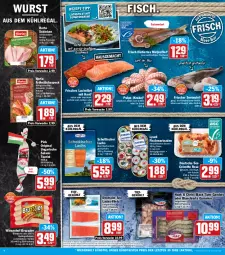 Gazetka promocyjna Hit - Prospekte - Gazetka - ważna od 18.06 do 18.06.2022 - strona 6 - produkty: aqua, aus dem kühlregal, braten, bratwurst, bruzzzler, buch, eis, filet, filets, fisch, fische, Fischer, fleisch, frischfisch, Frühstücksspeck, garnelen, Geflügel, gin, grill, herta, Holz, ideal zum braten, ideal zum grillen, kotelett, kräuter, kühlregal, lachs, lachsfilet, lack, lysell, mac, marinade, matjes, Matjesfilet, natur, Ofen, regal, reis, salami, salat, Schal, Schale, Schere, schinken, schott, Speck, steak, Ti, tisch, tomate, tomaten, Ungarische Salami, wiesenhof, wurst, ZTE