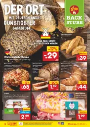 Gazetka promocyjna Netto Marken-Discount - Filial-Angebote - Gazetka - ważna od 06.08 do 06.08.2022 - strona 18 - produkty: angebot, backofen, basilikum, brot, brötchen, butter, Croissant, Donut, donuts, eis, frucht, geback, Holz, Kürbis, kürbiskerne, mehl, Meister, ndk, Ofen, pizza, Pizza Snack, reis, snack, steinofen, stube, Ti, usb, versandkostenfrei