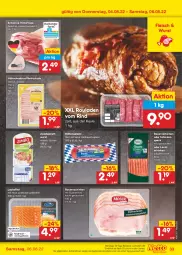 Gazetka promocyjna Netto Marken-Discount - Filial-Angebote - Gazetka - ważna od 06.08 do 06.08.2022 - strona 33 - produkty: angebot, aqua, auer, axe, Bau, Bauer, Bauernschinken, bestpreis, brustfilet, buch, eis, filet, fleisch, hähnchenbrust, hähnchenbrustfilet, Haxe, Holz, lachs, lachsfilet, landschinken, Mett, mettwurst, Rauch, reis, rind, rouladen, salami, schinken, schinkenspeck, schwein, schweine, Speck, Ti, tisch, usb, wein, weine, wurst, ZTE, zwiebel, zwiebelmettwurst