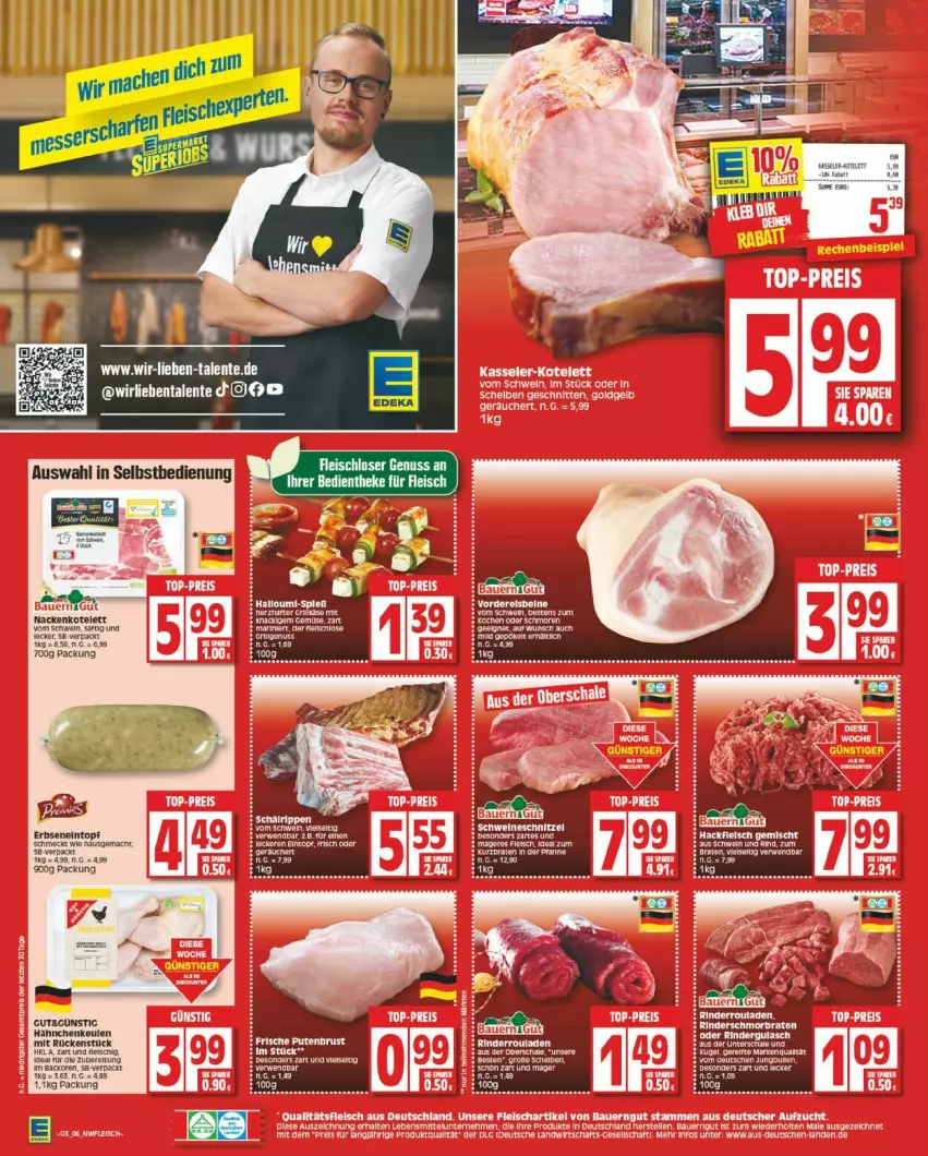 Aktueller Prospekt Edeka - Prospekte - von 15.01 bis 20.01.2024 - strona 6 - produkty: eis, ente, fleisch