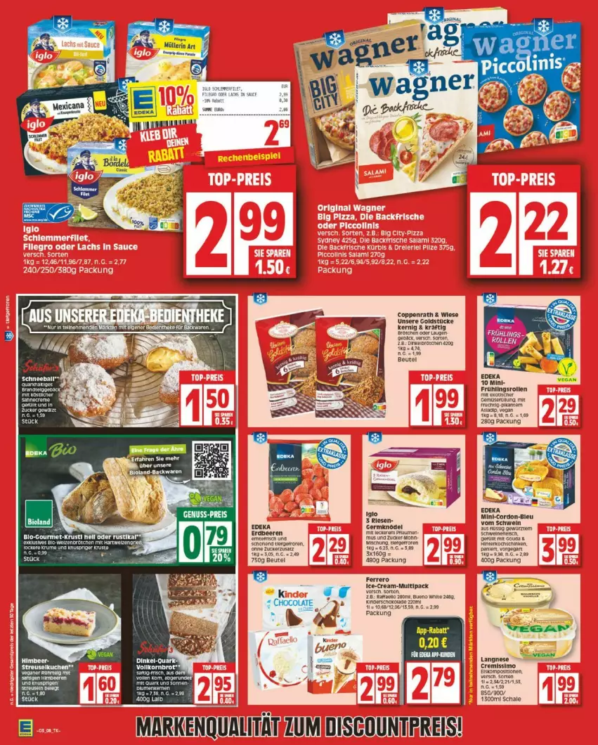 Aktueller Prospekt Edeka - Prospekte - von 15.01 bis 20.01.2024 - strona 8 - produkty: beutel, deka, discount, eis, ferrero, mint, reis, sac, Schal, Schale, Ti