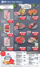 Gazetka promocyjna Combi - Prospekte - Gazetka - ważna od 02.09 do 02.09.2023 - strona 6 - produkty: axe, bier, bierschinken, braten, brokkoli, brot, brötchen, champignon, Edelsalami, eis, elle, fleisch, frühstücksfleisch, geschnetzeltes, gewürz, Gewürzmischung, grill, grillhaxe, hähnchenschenkel, Haxe, Hendl, henkel, holsteiner, kartoffel, kartoffeln, kräuter, krustenbraten, lachs, lachsschinken, leberwurst, LG, mac, Nackensteak, nudel, Ofen, paprika, reis, rotwein, salami, sauce, schenkel, schinken, schnitzel, schwein, schweine, schweinefleisch, Schweinelachs, schweinenacken, Semmel, serrano, snack, Spezi, steak, steiner, Ti, tisch, uhr, wein, weine, wiener, wiener würstchen, wurst, würstchen, Zelt, zucchini