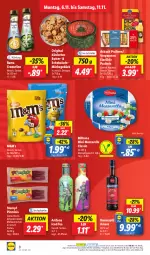 Gazetka promocyjna Lidl - Aktionsprospekt - Gazetka - ważna od 11.11 do 11.11.2023 - strona 10 - produkty: alkohol, amaro, angebot, Bona, butter, coupon, creme, eier, eierlikör, elle, gin, likör, Mett, Milbona, mozzarella, ndk, pralinen, rama, rama cremefine, ramazzott, ramazzotti, rel, Schal, Schale, schoko, schokolade, teller, Ti, verpoorten, würstchen, zott