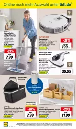 Gazetka promocyjna Lidl - Aktionsprospekt - Gazetka - ważna od 11.11 do 11.11.2023 - strona 56 - produkty: akku, angebot, angebote, aqua, AquaPur, aufbewahrungsbox, bambus, Behälter, bodenwischer, einkaufskorb, eis, elle, erde, korb, kraft, ndk, Reinigung, reis, rel, Saugroboter, Schal, Schale, silvercrest, telefon, Ti, uhr, wasser, wassertank