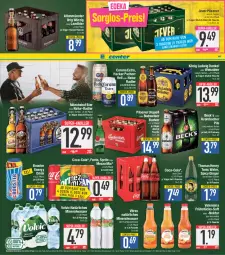 Gazetka promocyjna E Center - Angebote der Woche - Gazetka - ważna od 20.05 do 20.05.2023 - strona 15 - produkty: Altenmünster, Alwa, bier, budweiser, coca-cola, cola, corona, corona extra, decke, Deckel, deka, drink, eis, energy drink, ente, fanta, flasche, frucht, gin, ginger, hacker pschorr, jever, jever pilsener, krombache, krombacher, krombacher pils, mac, Mezzo Mix, mineralwasser, mit frucht, mönchshof, natur, natur radler, natürliches mineralwasser, Nektar, pils, pilsener, Pilsener Urquell, radler, reis, Ria, saft, sprite, super-knüller, thomas henry, Ti, tonic, tonic water, valensina, vitrex, volvic, volvic natürliches, wasser, weissbier, ZTE