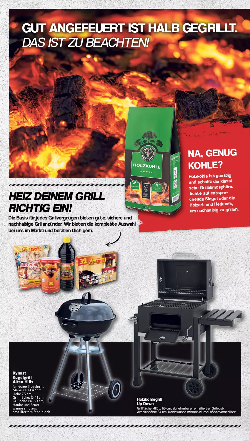 Aktueller Prospekt Famila - Prospekte - von 30.05 bis 03.06.2023 - strona 14 - produkty: anzünder, grill, grillanzünder, grillfläche, grillrost, Holz, holzkohle, holzkohlegrill, Kohlegrill, Kugel, kugelgrill, LG, Ti, Wanne