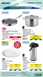 Gazetka promocyjna Metro - Wochen-Angebote Gastro - Gazetka - ważna od 12.07 do 12.07.2025 - strona 17 - produkty: angebot, auer, auto, backofen, beleuchtung, Cap, cin, decke, Deckel, dell, dessert, Dessertteller, edelstahl, eis, elle, fleisch, Fleischtopf, geschirr, getränk, getränke, getränkespender, herdarten, kaffee, kaffeevollautomat, lack, Metro, metro gastro, mikrowelle, Mode, Ofen, pfanne, reis, Schütze, spülmaschinen, tasse, teller, Ti, tiefpreis, topf, wasser, wassertank