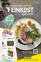 Gazetka promocyjna Metro - Feinkost Spezial - Gazetka - ważna od 30.03 do 30.03.2024 - strona 1 - produkty: feinkost, kräuter, lamm, Metro, nuss, salat, Spezi, Ti, Wild