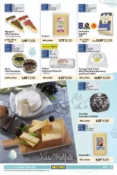 Gazetka promocyjna Metro - Feinkost Spezial - Gazetka - ważna od 30.03 do 30.03.2024 - strona 15 - produkty: Amber, appenzeller, auer, Becher, brie, Burrata, camembert, di bufala, eis, elle, emmi, frischkäse, halbfester schnittkäse, hartkäse, Käse, Kugel, latte, leine, mac, milch, mozzarella, olive, parmigiano, parmigiano reggiano, Provolone, reggiano, reis, rel, schnittkäse, Spezi, Tête de Moine, Ti, tisch, Trüffel, uhr, weichkäse, ziegenfrischkäse