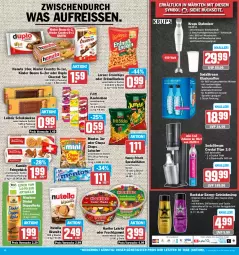 Gazetka promocyjna Hit - Prospekte - Gazetka - ważna od 03.06 do 03.06.2023 - strona 12 - produkty: Becher, beutel, bio, chips, chupa, chupa chups, crunchips, duplo, edelstahl, eis, flasche, frucht, fruchtgummi, funny-frisch, getränk, getränke, getränkesirup, gin, glaskaraffe, Guave, hanuta, haribo, Karaffe, keks, kekse, Kinder, kinder bueno, kinder country, krups, Lakritz, leibniz, lorenz, lorenz crunchips, Lutscher, mentos, Messbecher, Mixer, natur, natura, nutella, reis, reiss, Rockstar, schoko, sirup, Soda, sodastream, Spezi, Sprudel, spülmaschinen, stabmixer, Ti, Tiere, vita, Vitamine, wasser, ZTE, zucker