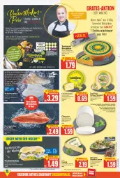 Gazetka promocyjna E Center - Angebote der Woche - Gazetka - ważna od 07.05 do 07.05.2022 - strona 6 - produkty: Anhänger, Bergkäse, bio, bismarck, braten, brot, chavroux, cola, creme, doppelrahmstufe, Elan, filet, fisch, frischkäse, frischkäsezubereitung, grill, grüner spargel, hartkäse, hering, ideal zum braten, Käse, lachs, lachsfilet, leerdammer, mac, milch, Nordsee, nuss, ring, rucola, schnittkäse, scholl, serrano, spargel, Ti, weichkäse