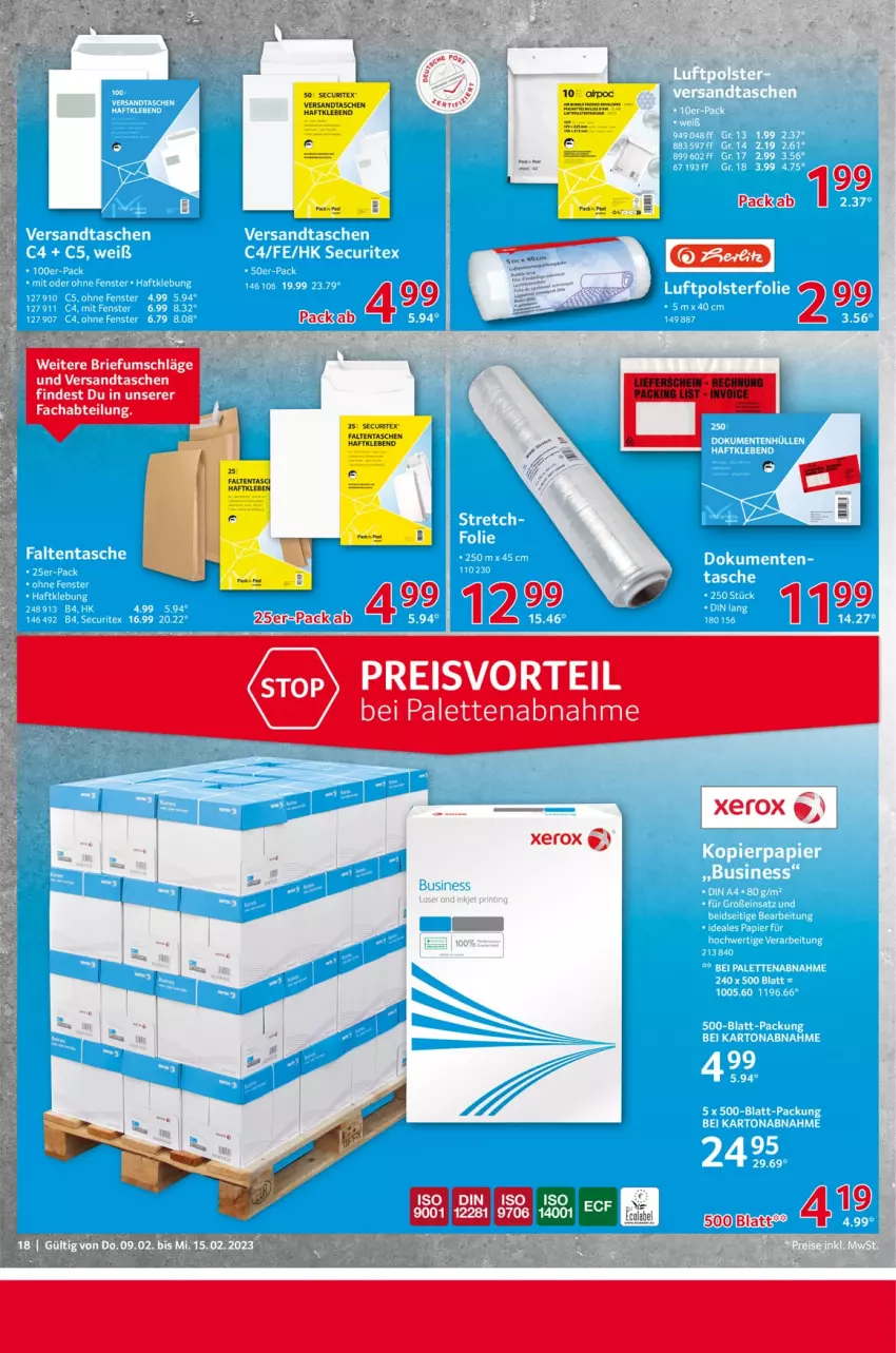 Aktueller Prospekt Selgros - Nonfood - von 09.02 bis 15.02.2023 - strona 18 - produkty: Abtei, brie, eis, Palette, preisvorteil, reis, Tasche, taschen