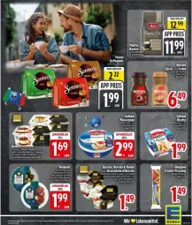 Gazetka promocyjna Edeka - Prospekte - Gazetka - ważna od 26.09 do 26.09.2026 - strona 11 - produkty: ACC, Becher, Burrata, creme, deka, dessert, eier, eis, galbani, gin, henglein, kaffee, kaffeepads, lebensmittel, löslicher kaffee, mascarpone, melitta, olive, oliven, panna cotta, reis, ricotta, senseo, Tartufo, tee, Ti, tiramisu, ZTE
