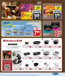 Gazetka promocyjna Edeka - Prospekte - Gazetka - ważna od 26.09 do 26.09.2026 - strona 12 - produkty: Backform, bohne, bohnen, decke, Deckel, deka, eis, elle, gewinnspiel, Glasdeckel, handtücher, kaffee, KitchenAid, Kochtopf, küche, Küchen, küchenmaschine, Ländertee, Löffel, natur, pasta, pfanne, Quiche, reis, schmorpfanne, stielkasserolle, Tchibo, tee, teekanne, Ti, topf, tücher, ZTE