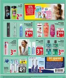 Gazetka promocyjna Edeka - Prospekte - Gazetka - ważna od 26.09 do 26.09.2026 - strona 21 - produkty: arla, bürste, coupon, creme, deka, eis, elkos, elmex, elvital, erde, flasche, Haarlack, haarspray, Lacalut, lack, listerine, mint, mundspülung, Pants, reis, schaumfestiger, sensodyne, shampoo, shampoo oder spülung, spülung, Taft, Ti, vita, windeln, zahnbürste, zahncreme, ZTE