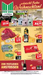 Gazetka promocyjna Marktkauf - Prospekt - Gazetka - ważna od 23.12 do 23.12.2023 - strona 1 - produkty: aktionspreis, angebot, angebote, auto, Becher, braten, butter, deka, eis, ferrero, gin, gulasch, irische butter, kamera, Kameras, kerrygold, mint, nuss, orange, orangen, papier, reis, rind, rinder, Rinderroulade, rinderrouladen, rouladen, schmorbraten, spiegel, Ti, tisch, uhr, ZTE