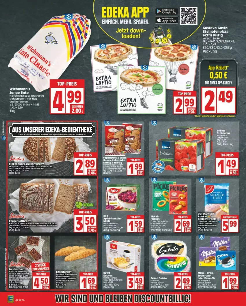 Aktueller Prospekt Edeka - Prospekte - von 26.02 bis 02.03.2024 - strona 6 - produkty: Brei, discount, eis, Kette, Ofen, pizza, reis, steinofen, Ti, top-preis