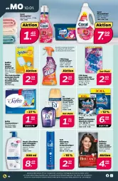 Gazetka promocyjna Netto - Angebote ab Montag - Gazetka - ważna od 15.01 do 15.01.2022 - strona 12 - produkty: auer, bio, brillance, Cillit, cillit bang, Coral, creme, duschgel, fa duschgel, Finish, flüssigseife, haarspray, kraft, lack, oder schaumfestiger, Rauch, reiniger, rwe, schaumfestiger, Seife, shampoo, spülmaschinen, spülmaschinentabs, staubmagnet, swiffer, Taft, Tasche, taschen, taschentücher, Ti, tücher, waschmittel, weichspüler, ZTE