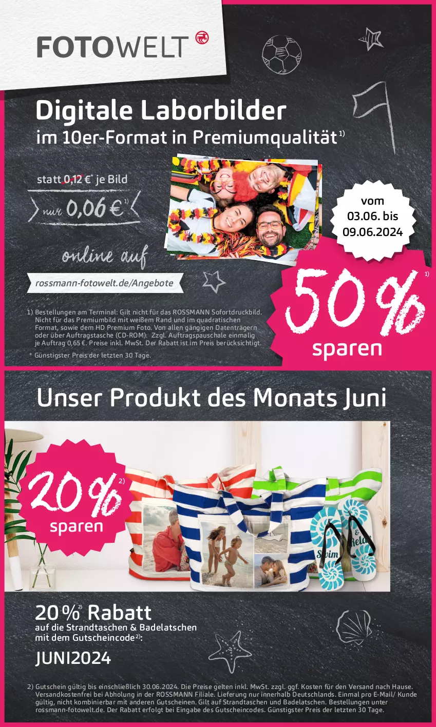 Aktueller Prospekt Rossmann - Prospekte - von 03.06 bis 07.06.2024 - strona 16 - produkty: angebot, angebote, Bad, eis, gutschein, gutscheine, LG, ndk, quad, reis, Schal, Schale, strandtasche, Tasche, taschen, Ti, tisch, versandkostenfrei, ZTE