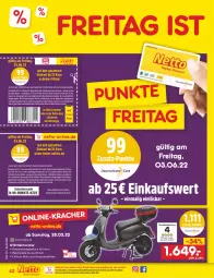 Gazetka promocyjna Netto Marken-Discount - Filial-Angebote - Gazetka - ważna od 04.06 do 04.06.2022 - strona 42 - produkty: akku, buch, coupon, deutschlandcard, discount, eduscho, eis, Elektro, Elektroroller, erde, guthabenkarte, gutschein, gutscheine, korb, mac, marken-discount, milch, ndk, Rauch, reis, Roller, Tchibo, Ti