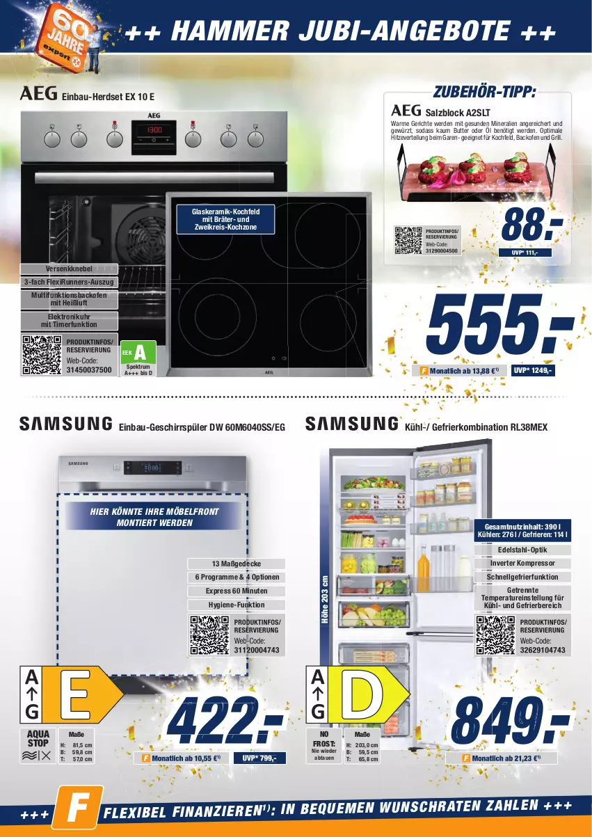 Aktueller Prospekt Expert Aurich - Prospekte - von 21.04 bis 27.04.2022 - strona 6 - produkty: angebot, angebote, aqua, backofen, backofen und, Bau, butter, decke, edelstahl, einbau-geschirrspüler, einbau-herdset, eis, Elektro, erde, gefrierkombination, geschirr, geschirrspüler, gewürz, glaskeramik, glaskeramik-kochfeld, grill, herdset, keramik-kochfeld, kochfeld, kompressor, LG, möbel, Ofen, reis, rum, salz, Soda, Spektrum, Ti, timer, uhr