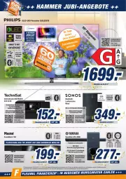Gazetka promocyjna Expert Aurich - Prospekte - Gazetka - ważna od 27.04 do 27.04.2022 - strona 2 - produkty: alexa, angebot, angebote, dvb, DVB-T, eis, elle, erde, fernseher, hd triple tuner, lautsprecher, Mp3, Philips, Radio, smart tv, soundbar, Subwoofer, Ti, tisch, tuner, uhd, usb, wasser