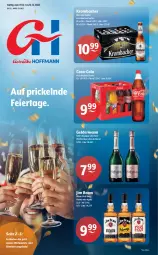 Gazetka promocyjna Getraenke Hoffmann - Prospekte - Gazetka - ważna od 31.12 do 31.12.2022 - strona 1 - produkty: angebot, angebote, Apple, bier, coca-cola, cola, decke, eier, geldermann, jim beam, krombache, krombacher, oder radler, radler, sekt, Ti